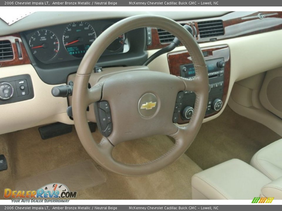 2006 Chevrolet Impala LT Amber Bronze Metallic / Neutral Beige Photo #25