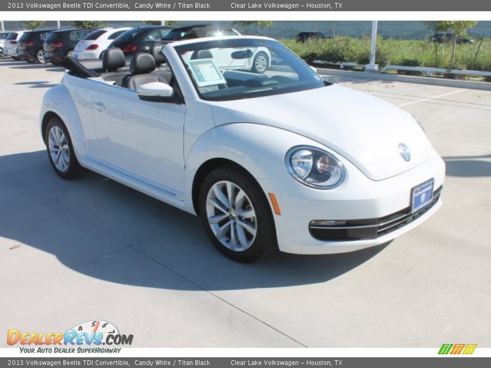 2013 Volkswagen Beetle TDI Convertible Candy White / Titan Black Photo #1