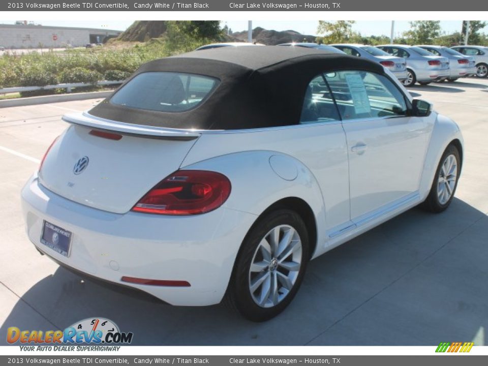 2013 Volkswagen Beetle TDI Convertible Candy White / Titan Black Photo #12