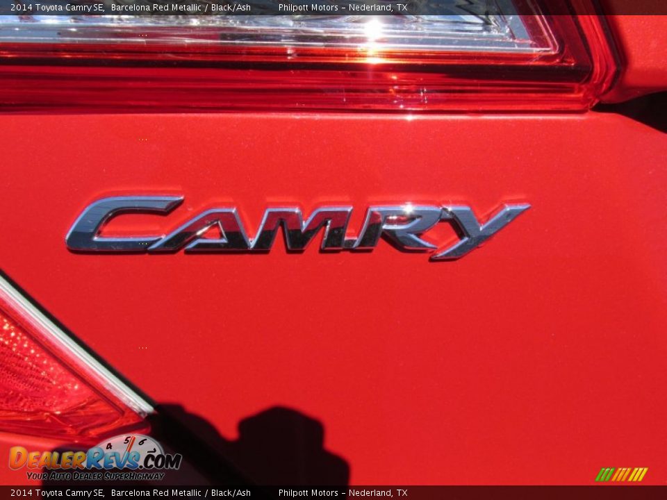 2014 Toyota Camry SE Barcelona Red Metallic / Black/Ash Photo #14