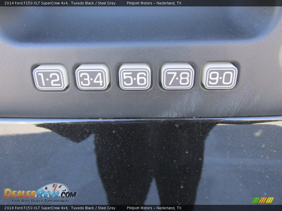 2014 Ford F150 XLT SuperCrew 4x4 Tuxedo Black / Steel Grey Photo #16