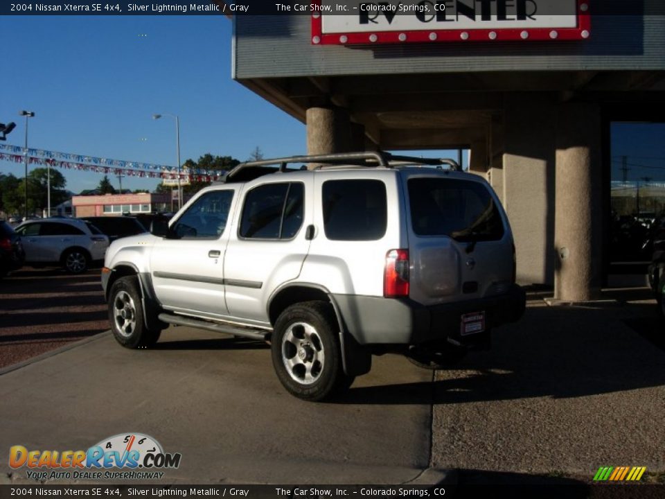 2004 Nissan Xterra SE 4x4 Silver Lightning Metallic / Gray Photo #3