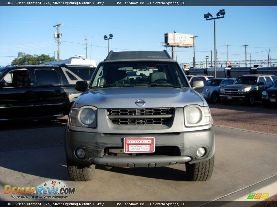 2004 Nissan Xterra SE 4x4 Silver Lightning Metallic / Gray Photo #7