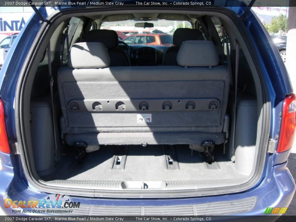 2007 Dodge Caravan SXT Marine Blue Pearl / Medium Slate Gray Photo #12