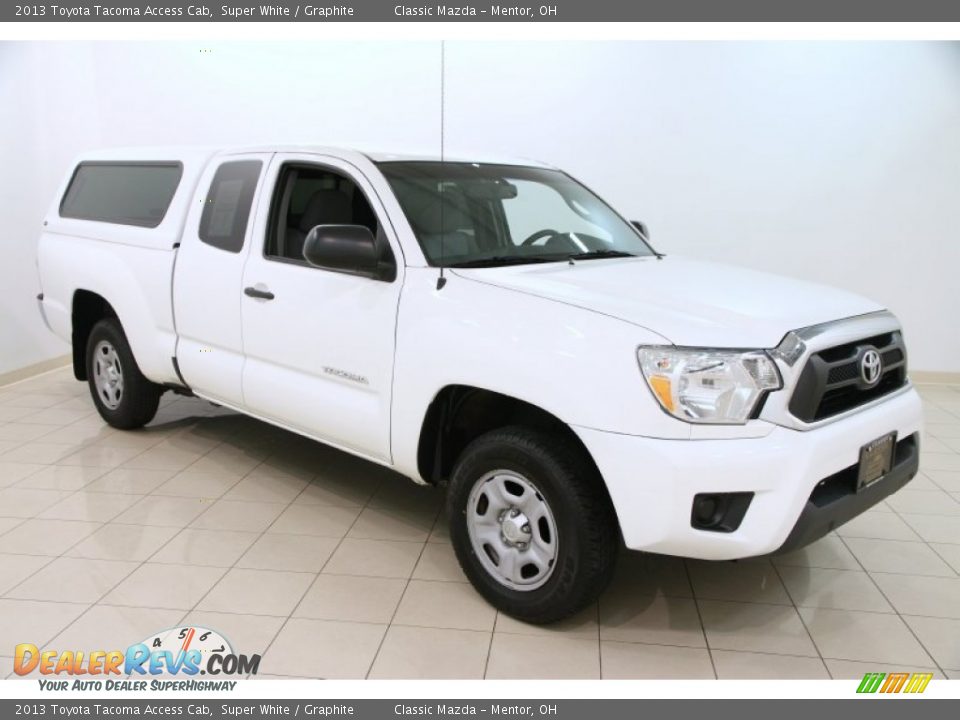 2013 Toyota Tacoma Access Cab Super White / Graphite Photo #1