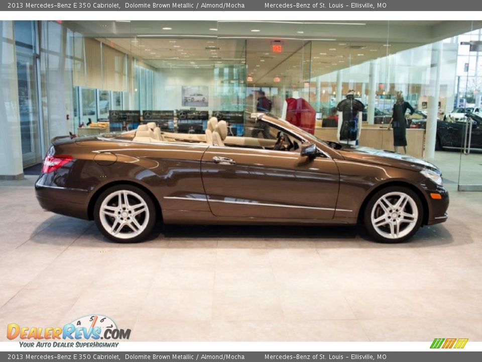 2013 Mercedes-Benz E 350 Cabriolet Dolomite Brown Metallic / Almond/Mocha Photo #3