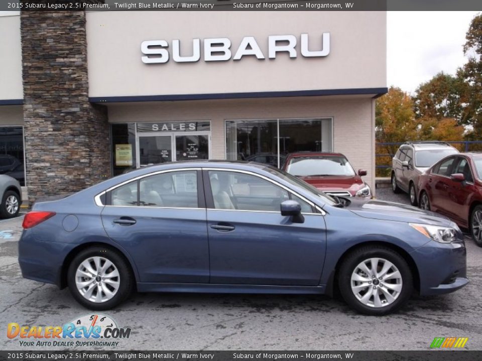 2015 Subaru Legacy 2.5i Premium Twilight Blue Metallic / Warm Ivory Photo #2