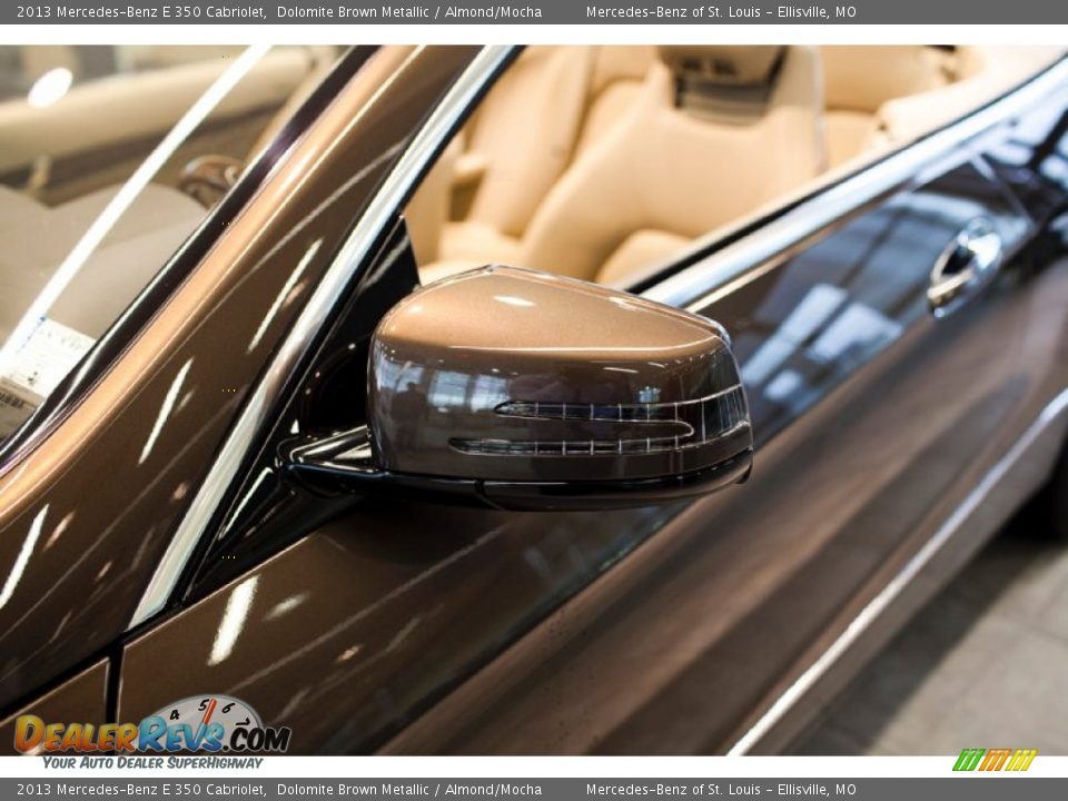 2013 Mercedes-Benz E 350 Cabriolet Dolomite Brown Metallic / Almond/Mocha Photo #15