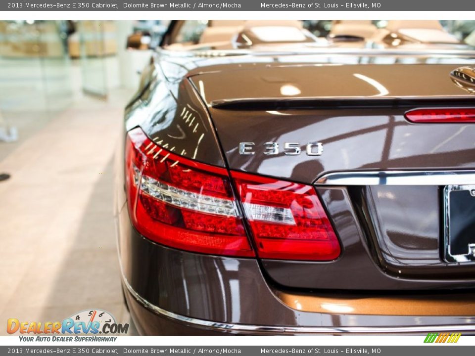 2013 Mercedes-Benz E 350 Cabriolet Dolomite Brown Metallic / Almond/Mocha Photo #17