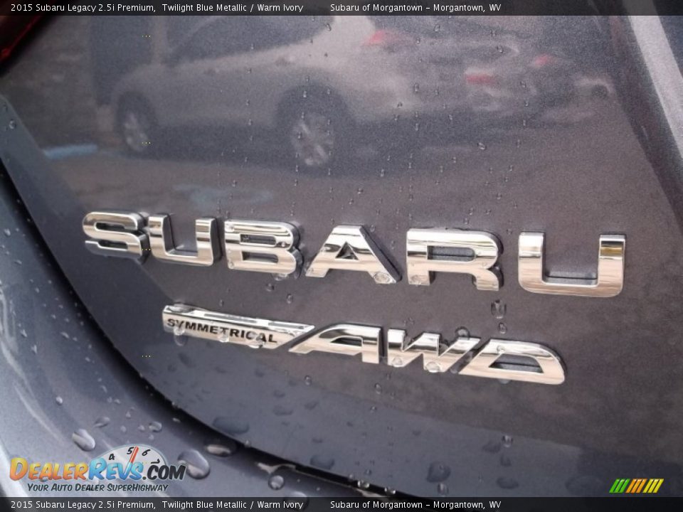 2015 Subaru Legacy 2.5i Premium Twilight Blue Metallic / Warm Ivory Photo #8