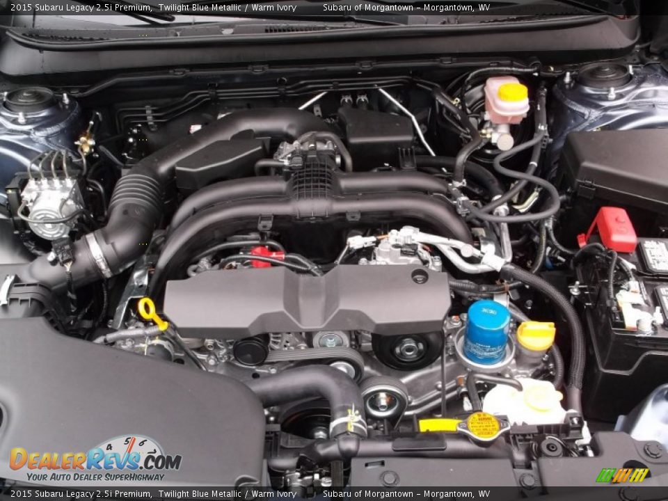 2015 Subaru Legacy 2.5i Premium Twilight Blue Metallic / Warm Ivory Photo #9