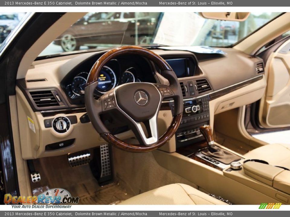Almond/Mocha Interior - 2013 Mercedes-Benz E 350 Cabriolet Photo #22
