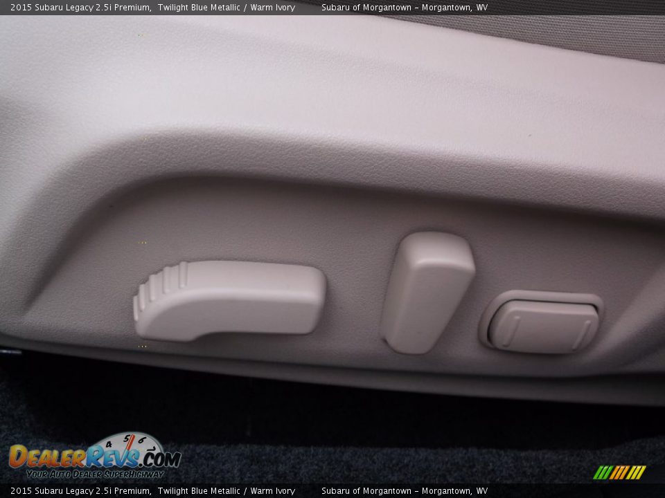 2015 Subaru Legacy 2.5i Premium Twilight Blue Metallic / Warm Ivory Photo #13