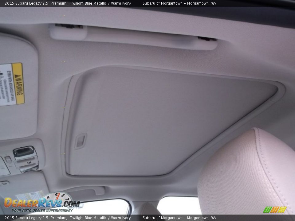 2015 Subaru Legacy 2.5i Premium Twilight Blue Metallic / Warm Ivory Photo #14