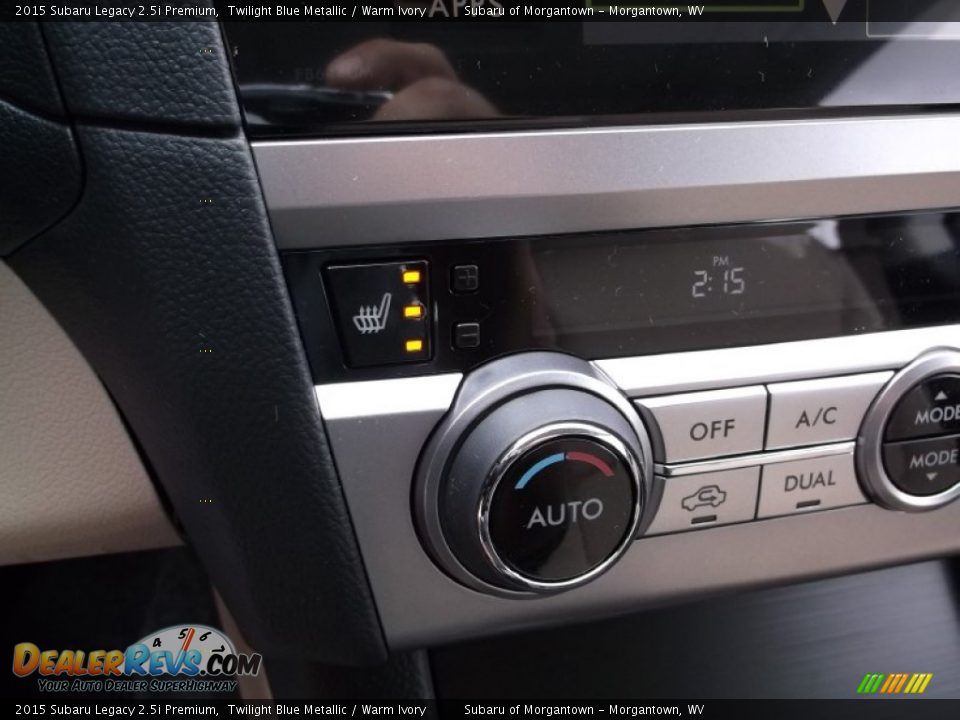 2015 Subaru Legacy 2.5i Premium Twilight Blue Metallic / Warm Ivory Photo #17