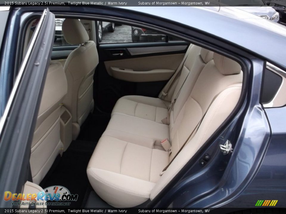 2015 Subaru Legacy 2.5i Premium Twilight Blue Metallic / Warm Ivory Photo #19