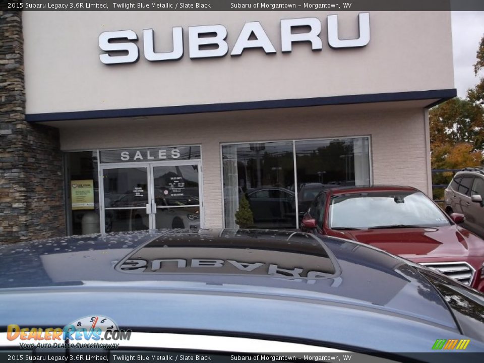 2015 Subaru Legacy 3.6R Limited Twilight Blue Metallic / Slate Black Photo #2