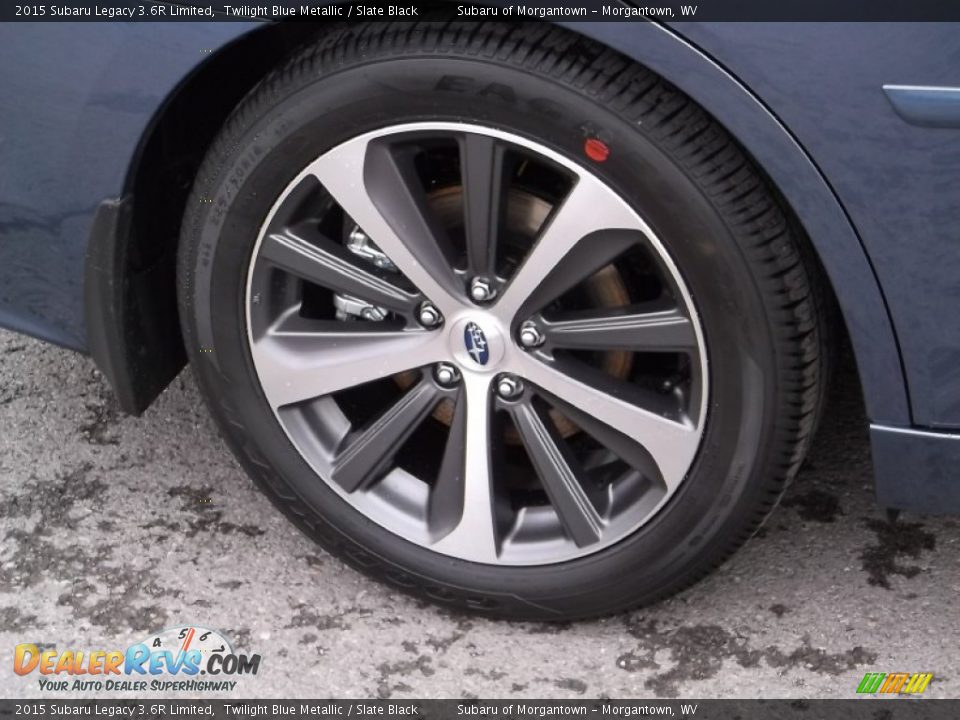 2015 Subaru Legacy 3.6R Limited Twilight Blue Metallic / Slate Black Photo #4