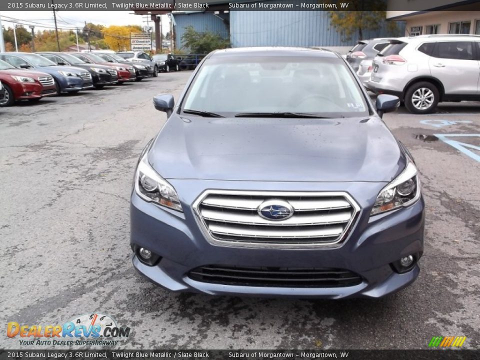 2015 Subaru Legacy 3.6R Limited Twilight Blue Metallic / Slate Black Photo #5