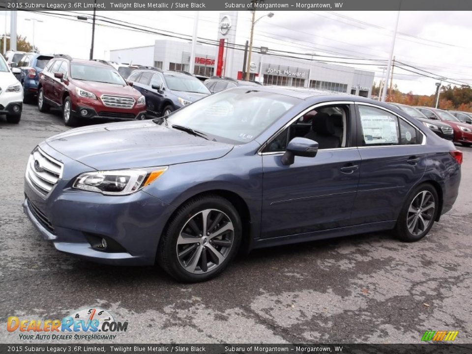 2015 Subaru Legacy 3.6R Limited Twilight Blue Metallic / Slate Black Photo #6