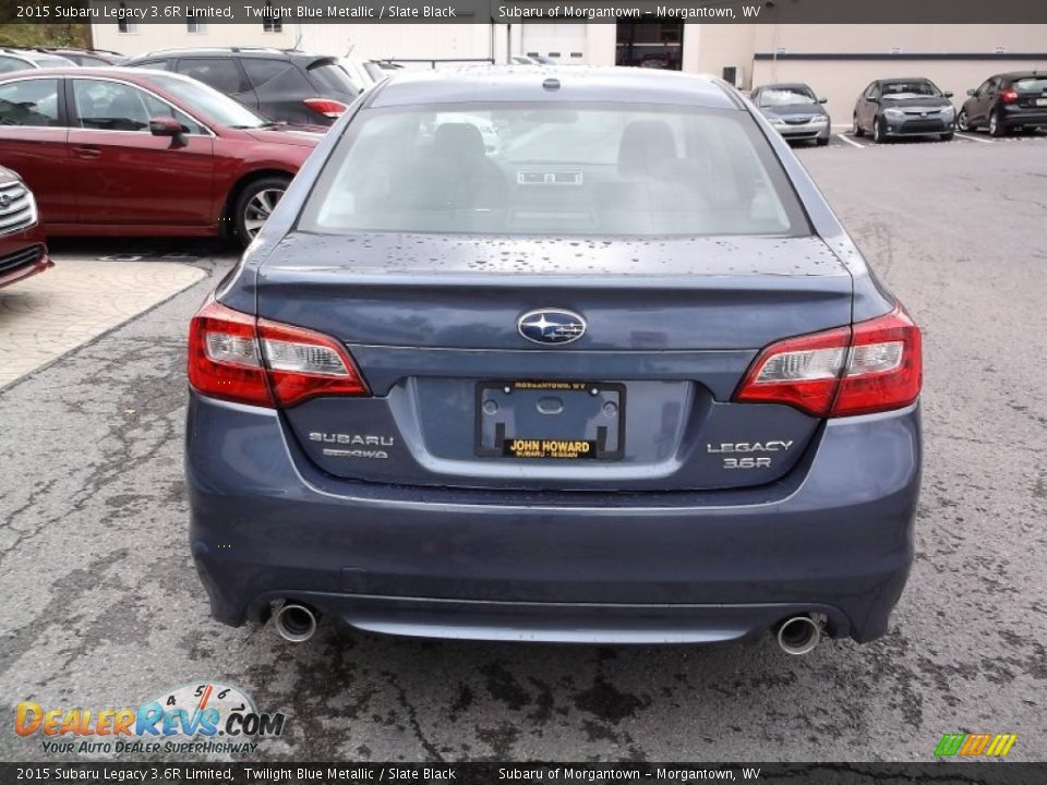 2015 Subaru Legacy 3.6R Limited Twilight Blue Metallic / Slate Black Photo #7