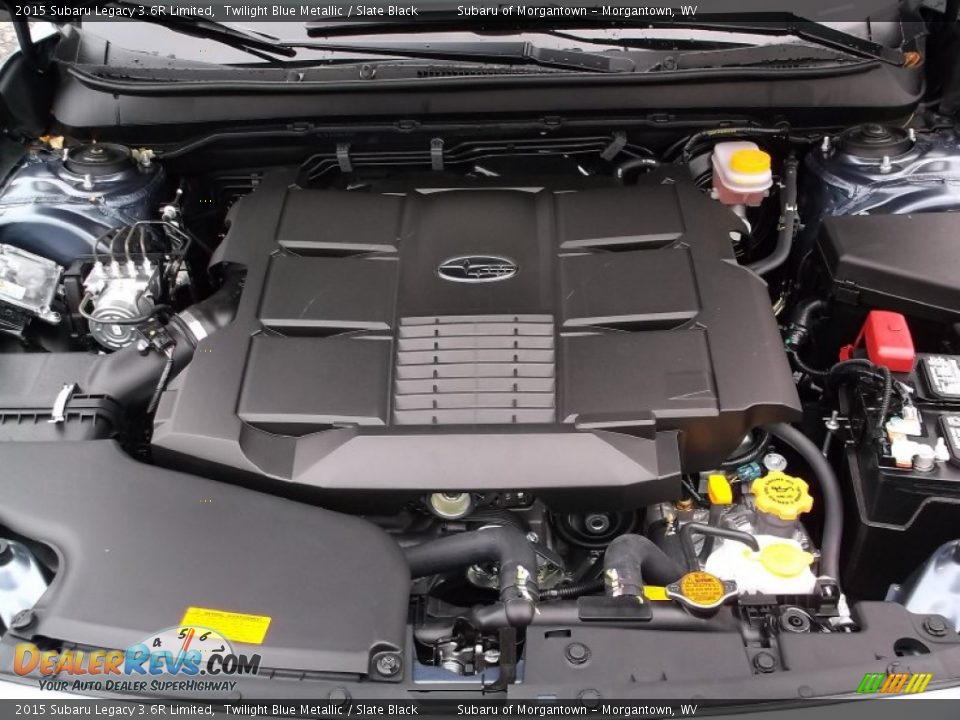 2015 Subaru Legacy 3.6R Limited Twilight Blue Metallic / Slate Black Photo #9