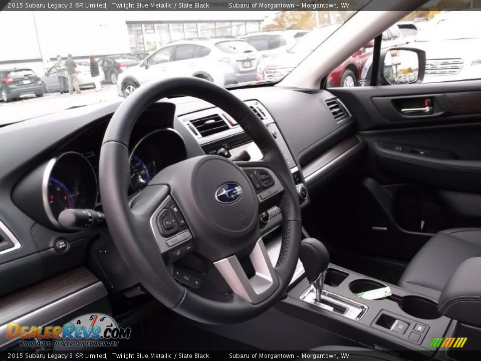 2015 Subaru Legacy 3.6R Limited Twilight Blue Metallic / Slate Black Photo #10