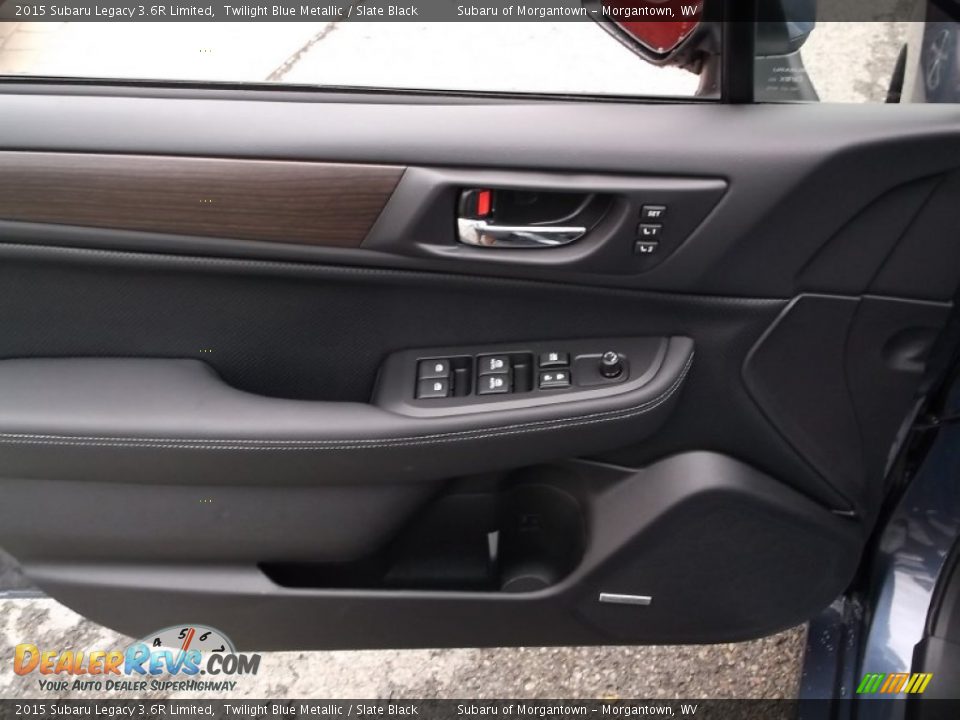 2015 Subaru Legacy 3.6R Limited Twilight Blue Metallic / Slate Black Photo #11