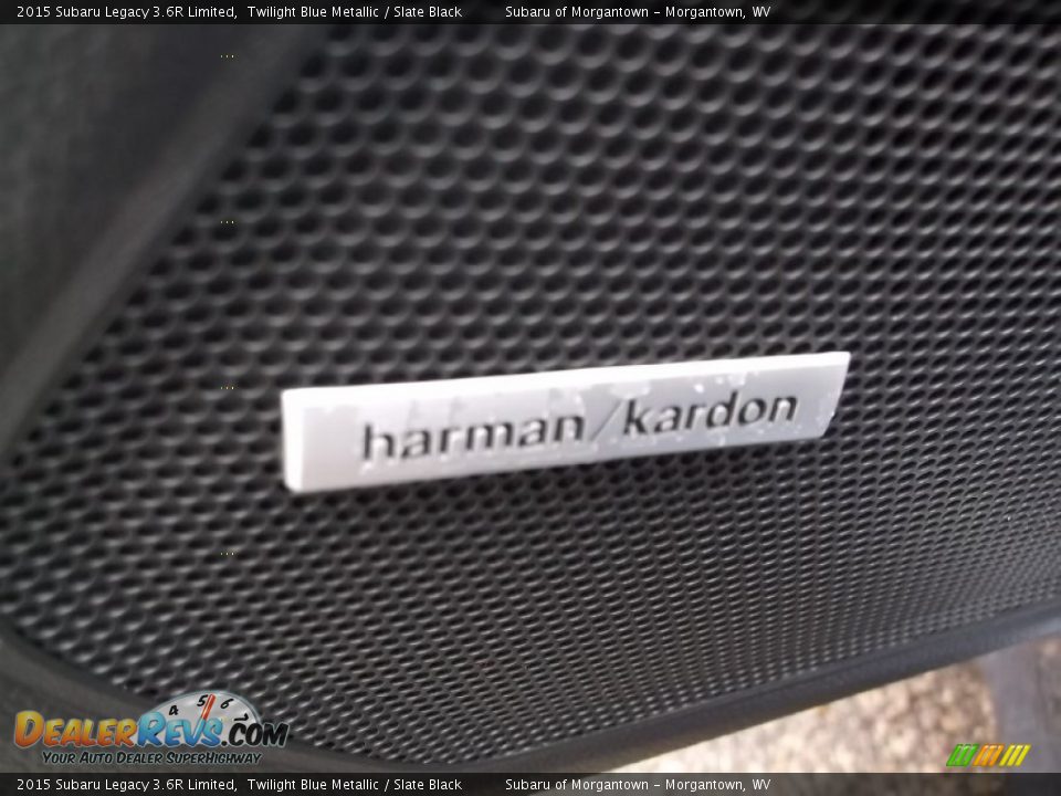 2015 Subaru Legacy 3.6R Limited Twilight Blue Metallic / Slate Black Photo #12