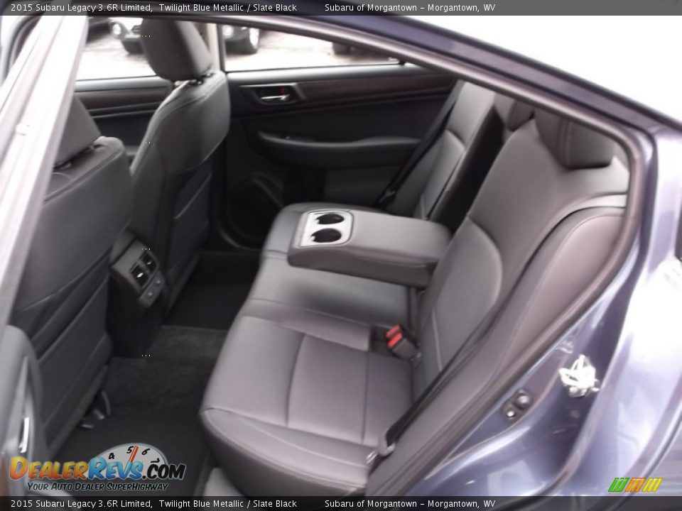 2015 Subaru Legacy 3.6R Limited Twilight Blue Metallic / Slate Black Photo #14