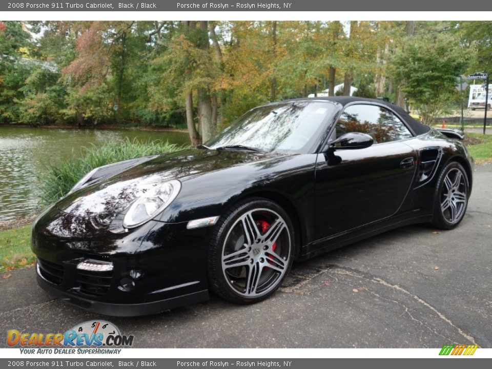 2008 Porsche 911 Turbo Cabriolet Black / Black Photo #1