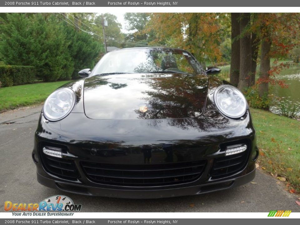 2008 Porsche 911 Turbo Cabriolet Black / Black Photo #2