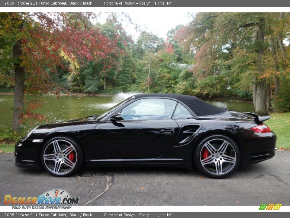 2008 Porsche 911 Turbo Cabriolet Black / Black Photo #3