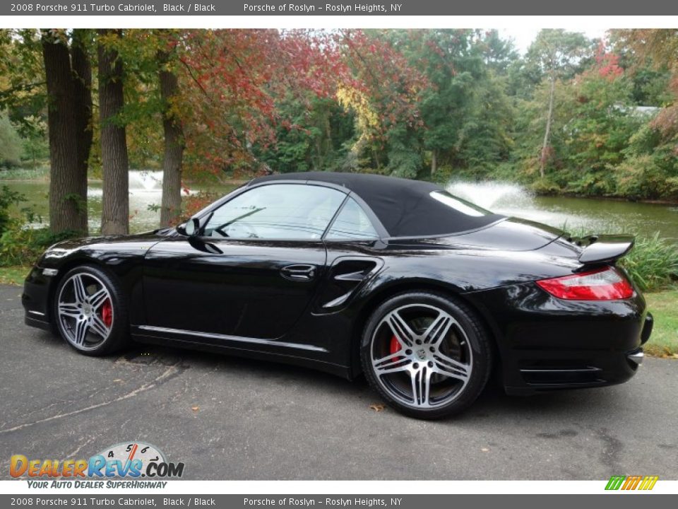 2008 Porsche 911 Turbo Cabriolet Black / Black Photo #4
