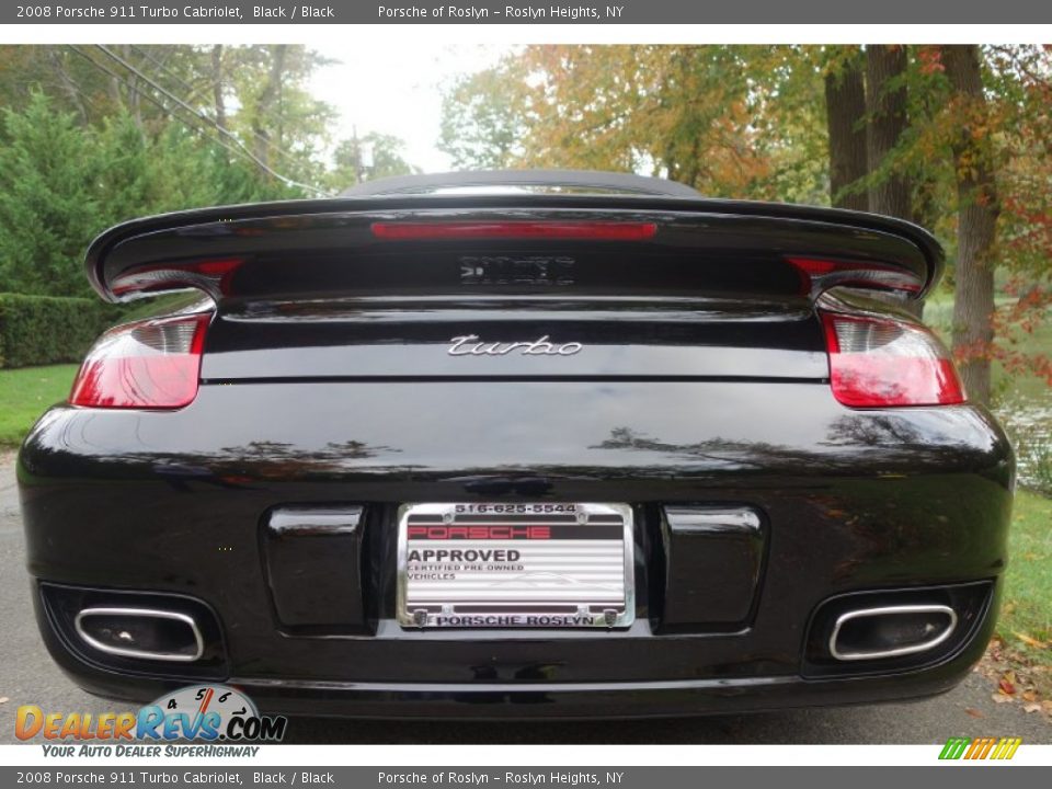 2008 Porsche 911 Turbo Cabriolet Black / Black Photo #5