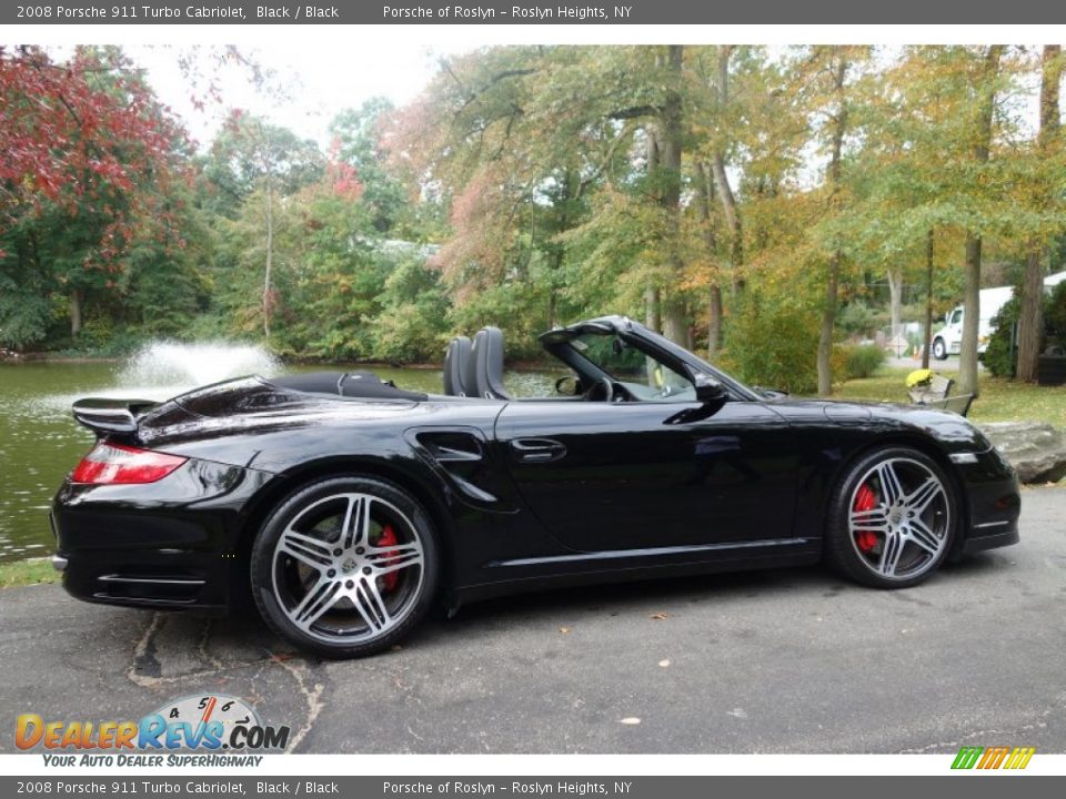 2008 Porsche 911 Turbo Cabriolet Black / Black Photo #6