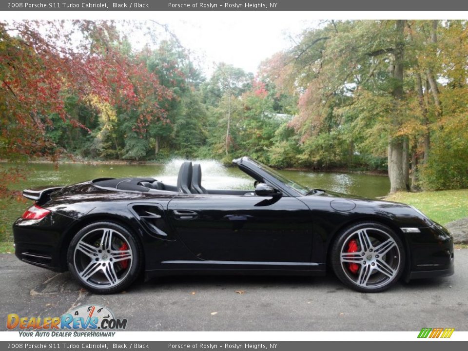 2008 Porsche 911 Turbo Cabriolet Black / Black Photo #7
