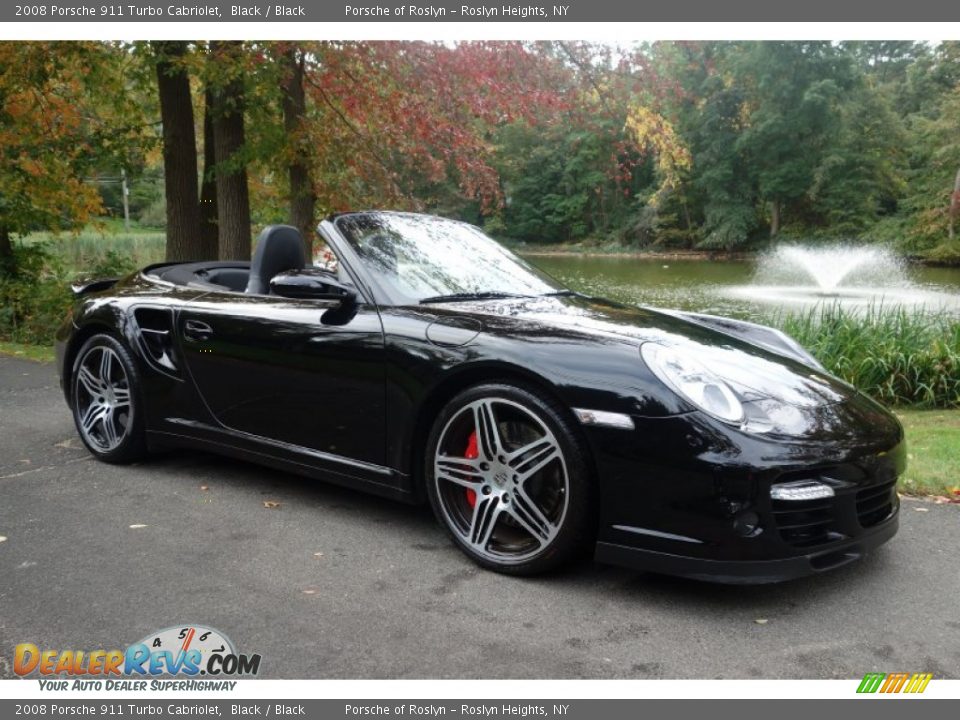 2008 Porsche 911 Turbo Cabriolet Black / Black Photo #8