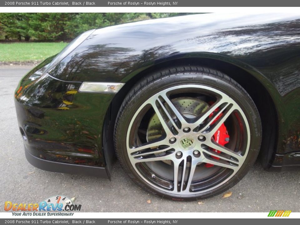 2008 Porsche 911 Turbo Cabriolet Black / Black Photo #10