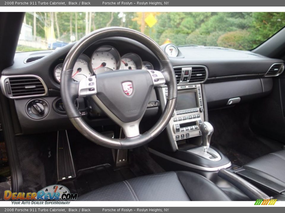 2008 Porsche 911 Turbo Cabriolet Black / Black Photo #11