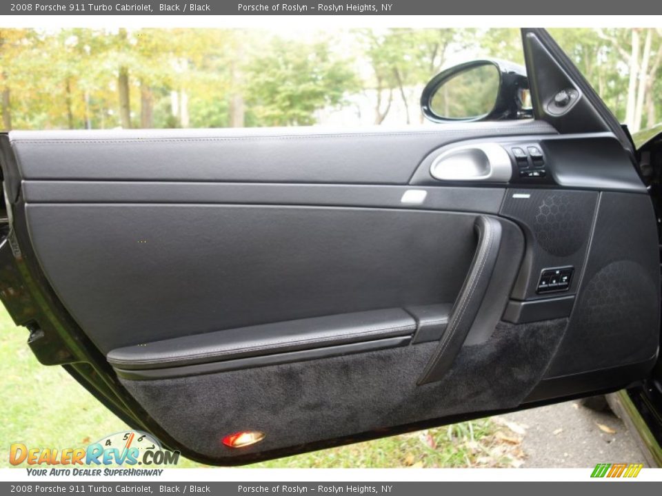 2008 Porsche 911 Turbo Cabriolet Black / Black Photo #12