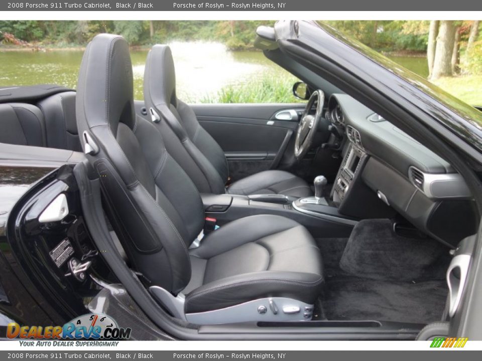 2008 Porsche 911 Turbo Cabriolet Black / Black Photo #14