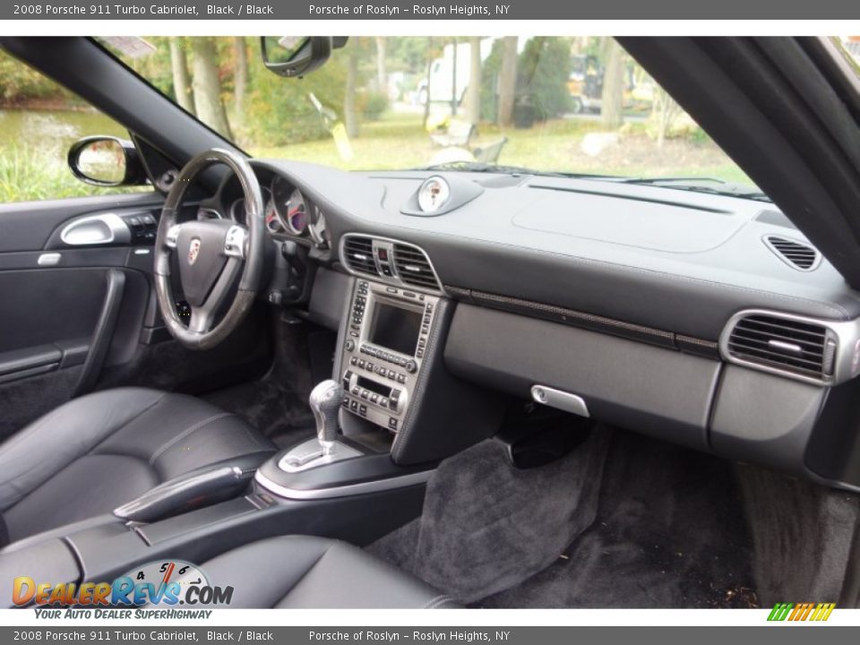 2008 Porsche 911 Turbo Cabriolet Black / Black Photo #15