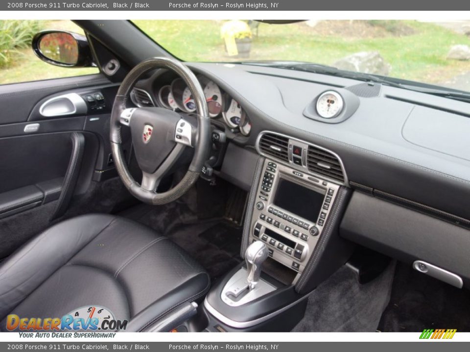 2008 Porsche 911 Turbo Cabriolet Black / Black Photo #16