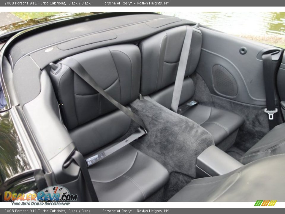 2008 Porsche 911 Turbo Cabriolet Black / Black Photo #18