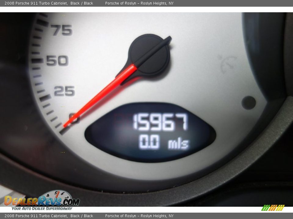 2008 Porsche 911 Turbo Cabriolet Black / Black Photo #21