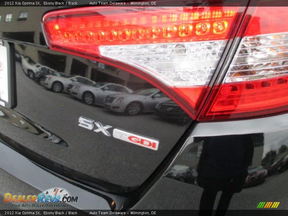 2012 Kia Optima SX Ebony Black / Black Photo #30