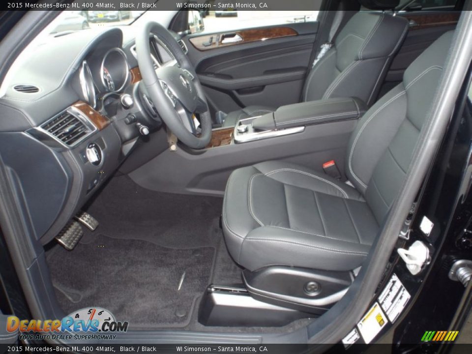 Front Seat of 2015 Mercedes-Benz ML 400 4Matic Photo #7