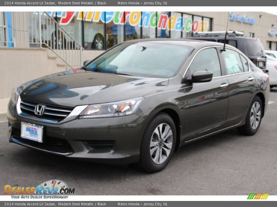 2014 Honda Accord LX Sedan Modern Steel Metallic / Black Photo #1
