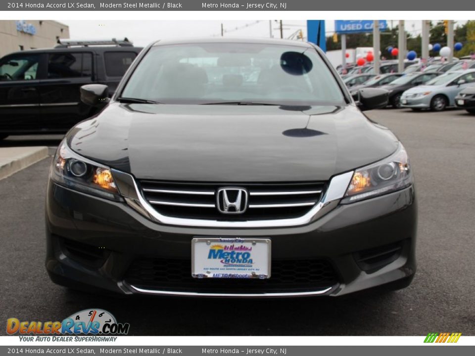 2014 Honda Accord LX Sedan Modern Steel Metallic / Black Photo #2